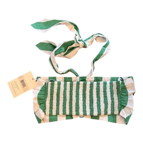 Mara Hoffman Bella Top in Bungalow Stripe NWT - Picture 4 of 5